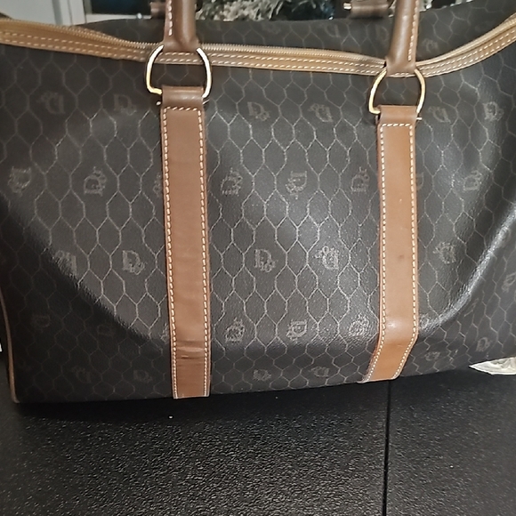 Christian  Dior honeycomb  Boston Bag - Picture 5 of 10